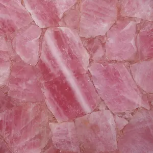 गुलाब क्वार्ट्ज गुलाबी क्रिस्टल बाथटब प्यार प्रतीक प्राकृतिक