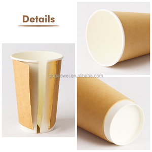 Biểu Tượng Tùy Chỉnh Kraft Cốc Giấy Không Thấm Nước Thủ Công Giấy Bao Bì Thực Phẩm Đồ Uống Container Cho Đồ Uống Có Ga Năng Lượng Đồ Uống - Product Image 3