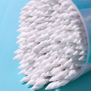 Vente en gros de cotons-tiges pour bébés <span class=keywords><strong>tige</strong></span> fine 200 pièces écoresponsables en spirale à double tête et pointes rondes en papier bâtonnet d'oreille cotons-tiges - Product Image 2