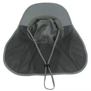 Vente en gros Chapeau de protection solaire UV imperméable à l'eau à séchage rapide pour la randonnée en plein air le camping la pêche Casquette avec rabat pour le cou pour hommes et femmes