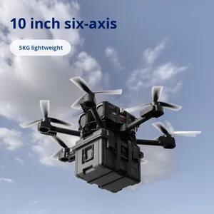 Máy bay không người lái thương mại 10 inch FPV 6 trục tải 5kg 145 km/h tốc độ bay 10km Khoảng cách điều khiển từ xa để chụp ảnh trên không - Product Image 2