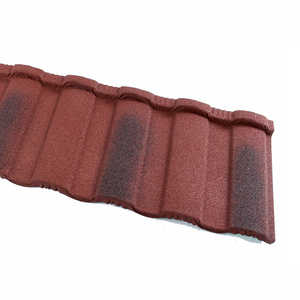 Tuile de toiture en métal revêtue de pierres de couleur arc-en-ciel, isolation thermique, tuile de toiture extérieure pour hôtel et chalet - Product Image 4