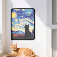 Tapis à gratter pour chat en sisal personnalisable, monté au mur, durable, résistant aux déchirures, jouet pour animaux de compagnie pour soulager l'ennui, produits pour animaux de compagnie