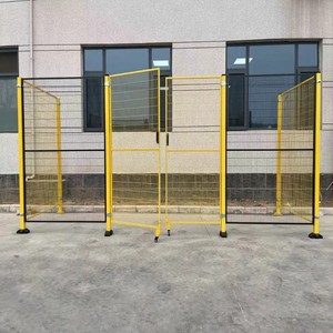 An toàn công nghiệp Robot hàng rào hiệu quả xây dựng trang web máy bảo vệ hệ thống với lưới mắt cáo & Cổng - Product Image 2