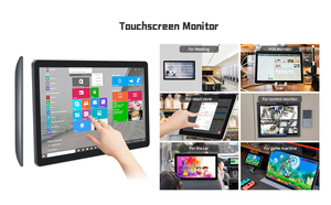 Monitor layar sentuh 15.6 inci Android, komputer PC All-in-One WiFi & BT bawaan HD-MI untuk layar Menu POS - Product Image 3