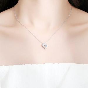 Collar de Plata 925 con Delfín y Circonita Cúbica, Colgante de Madreperla con Baño de Oro Rosa de <span class=keywords><strong>14k</strong></span>, Joyería con Dije de Animal para Mujer - Product Image 3