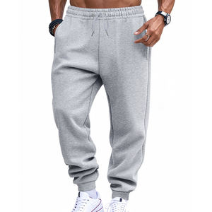 Pantalons de survêtement de sport pour homme en molleton de coton personnalisé de haute qualité, tricoté, droit, décontracté, lourd, taille élastique - Product Image 6