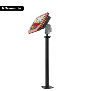 VINmounts Stainless Steel 304 and Black Powder Coating Anti-corrosion Marine Fish Detector Display Column <b>Bracket</b> VIN-LZ45-003 - Product Image 1