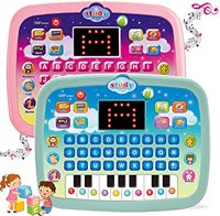Tablette éducative intelligente EPT en plastique, alimentée par piles, avec LED, machine d'apprentissage intelligente pour enfants