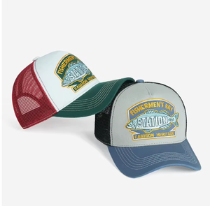 Gorras Trucker de Malla con Diseño Bicolor, Visera Curva y Parche Tejido Multicolor para Hombre y Mujer, Ideales para Uso Casual, Viajes, Actividades al Aire Libre y Negocios - Product Image 2