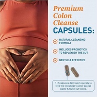 Nutrivoce OEM Vente en gros Marque privée Capsules de détoxification et de nettoyage du côlon pour adultes Cascara Sagrada Psyllium Husk Senna Leaf 60/90/120