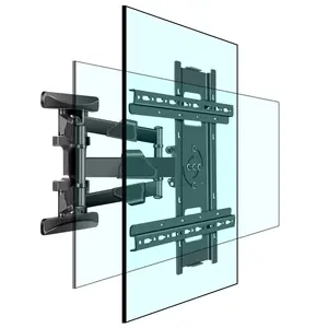 Braket TV DY3770, dudukan dinding TV vertikal berputar 90 derajat