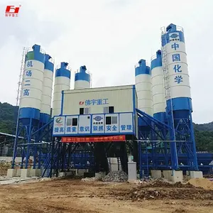 Büyük ölçekli proje beton karıştırma tesisi HZS150 beton inşaat üretim üretim tesisi