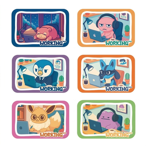 Mini aimant de réfrigérateur carré Pokémon, personnage d'anime <span class=keywords><strong>mignon</strong></span>, autocollant magnétique décoratif, décoration de maison Kawaii, cadeau pour enfants, objet de collection - Product Image 1