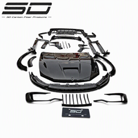 Pièces en fibre de carbone SD de haute qualité pour Maserati Levante, kit carrosserie large style Msy, directement de l'usine