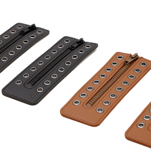 Inserts <span class=keywords><strong>de</strong></span> <span class=keywords><strong>fermeture</strong></span> éclair vintage à 8 trous pour bottes, en similicuir, pour la décoration des chaussures, style élégant sans lacets - Product Image 5