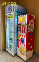 Nouvelle machine à popcorn électrique automatique ACS 1600W, distributeur de snacks commercial