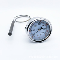 Plastic Capillary Thermometer & Thermostat Temperature Controller 0-600 Degree Temperature Adjustment