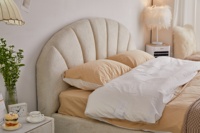 Lit de chambre à coucher coloré et confortable, nouveau design 2024, fourni directement par le fabricant