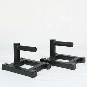 Barras de realce de calistenia de acero cromado fuerte, manijas de realce de metal para flexiones, mini barras paralelas con asas antideslizantes - Product Image 3