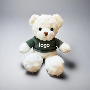 Geringe Mindestbestellmenge 30 cm 12 Zoll Individueller Süßer Teddybär Plüschtier mit T-Shirt-Design Weihnachts-Erntedankfest-Geschenk Stofftier - Product Image 5