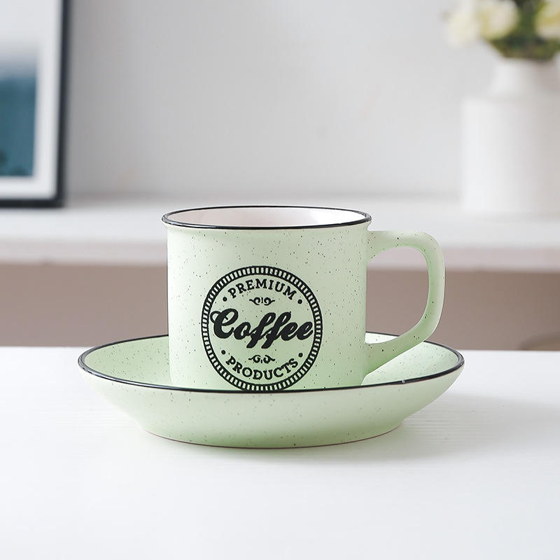 Fruit green and coffee-colored logo