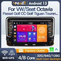 STWEI 7 pouces autoradio lecteur multimédia sans fil CarPlay Android Auto pour WW Seat Octavia Passat Golf CC Tiguan écran tactile
