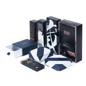 Custom Design Luxury Jewelry Packaging <b>Gift</b> Paper Cardboard 2 Pieces Rigid Box Jewelry <b>Boxes</b> With Gold LOGO - Product Image 5