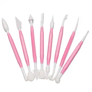 Moule à gâteau artisanal, 8 Styles, outils de décoration, stylo, coupe-pâtisserie, Fondant, décoration de gâteaux, outils de modelage