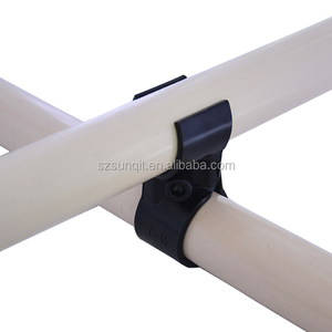 Accesorio de abrazadera de tubería de bajo precio para junta de tubería de conexión Leanpipe de 28mm para estante de flujo de banco de trabajo para aplicaciones industriales - Product Image 2