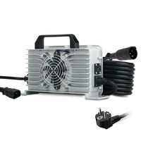 Chargeur de batterie au lithium étanche IP67 84V 15A adapté aux véhicules électriques, motos, batterie au lithium 22S 92.4V
