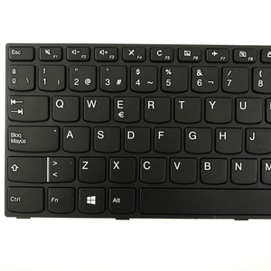 اللغة الإسبانية الكمبيوتر المحمول لوحة مفاتيح لأجهزة لينوفو Ideapad 110-14 110-14ISK الإطار الأسود SP تخطيط مع زر الطاقة - Product Image 5