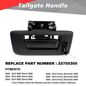 Chevrolet <b>Door</b> <b>Handle</b> 22755305 YC102368 Plastic <b>Replacement</b> Part for 2007-2013 Silverado 1500 - Product Image 5