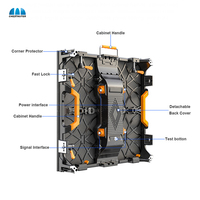 P1.95 P2.6 P2.97 P3.91 P4.81 Pantalla LED Etapa gigante al aire libre 4K Led Video Wall para alquiler Módulo de 250x250mm