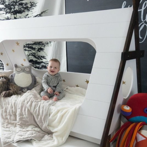 <span class=keywords><strong>Lit</strong></span> de sol en bois massif pour enfants, <span class=keywords><strong>lit</strong></span> <span class=keywords><strong>tipi</strong></span> Montessori, chambre à coucher de style ferme - Product Image 2