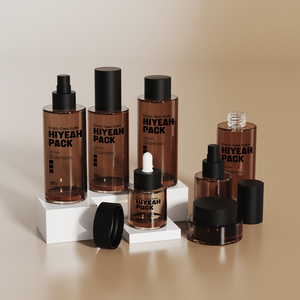 Flacone di vetro cosmetico personalizzabile con pompa/contagocce-30ml, <span class=keywords><strong>50ml</strong></span>, 100ml-vetro smerigliato ricaricabile, imballaggio ecologico - Product Image 1