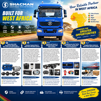 Nouveau Camion Tracteur Diesel SHACMAN H3000 6x4 430HP, Pièces Détachées Originales Euro 2, Côte d'Ivoire, Mali, Niger, Sénégal, Burkina Faso