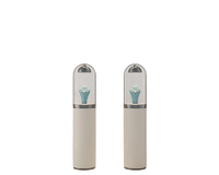 Vitrine de présentation de bijoux en acier inoxydable avec éclairage LED, verre verrouillable, couleur et taille personnalisables