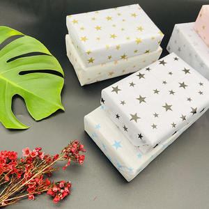 금박 스타티슈 종이 선물 포장 종이 대량 맞춤형 티슈 종이 로고 재활용 선물 포장 - Product Image 5