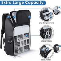 OEM Oxford Camera Video Bags Backpack Photography Bagpack for Outdoor Travel Large Capacity Waterproof Digital Gear Camera Bags