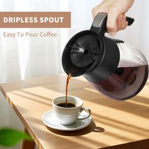 Carafe à café en verre de 10 tasses de rechange compatible avec les modèles Nin.ja CM401 CM371 CP301 CM300 CM400 CF091 avec couvercle Brew-Through - Product Image 5