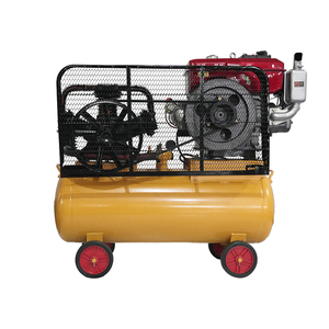 Máy nén khí công nghiệp Tahu loại điều khiển máy nén khí di động động cơ diesel 180L 12hp 1.25mpa DW-0.9/16 - Product Image 2