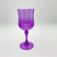2024 violet champagne verre à vin tasses vintage gobelets roses en relief coloré jus tasses en verre