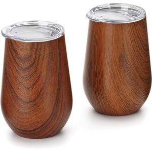 Gobelet isotherme en acier inoxydable à double paroi, droit, 12 oz, pour sublimation - Product Image 1