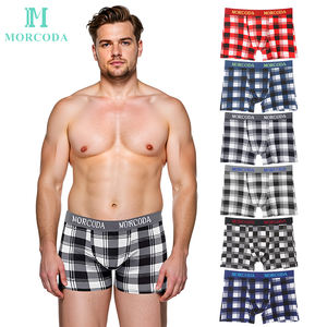 ملابس داخلية رجالية جديدة لعام 2025 من ييوو، تصميم مختلط الألوان والأحجام، بيع بالجملة، مقاسات كبيرة، سراويل بوكسر مريحة بتصميم مربعات، صديقة للبيئة - Product Image 1