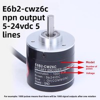 Encodeur incrémental rotatif optique E6B2-CWZ6C (CWZ3E/CWZ5G/CWZ1X) – Modèle identique pour actionneur à arbre