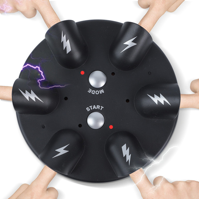 Entertainment Electric Shock Finger Funny Trick Toy Six-finger Heartbeat Party Punishment Props Tricky Toy
