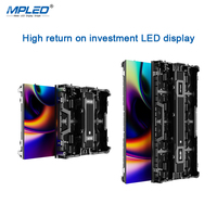 MPLED alquiler pantalla Led Flexible empalme de diferentes tamaños P1.9 P2.6 P2.9 P3.9 Fondo Dj escenario pantalla Led soluciones