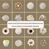 Livraison directe |   Diffuseurs de parfum en roseaux de papier Tongcao de 5/6 cm, fleurs en bois Sola, plusieurs styles disponibles, couleur personnalisable, décorations teintables