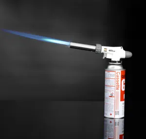 Bán Chạy Nhất Phụ Kiện Nhà Bếp Xách Tay Ngọn Lửa Thịt Nướng Butan Hàn Torch Lighter Kim Loại Đánh Lửa Gas Jet Torch Lighter